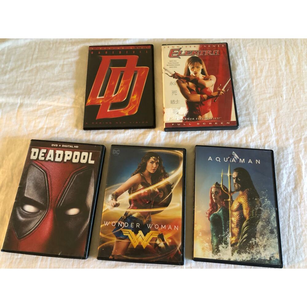 Superhero movie 5 piece bundle